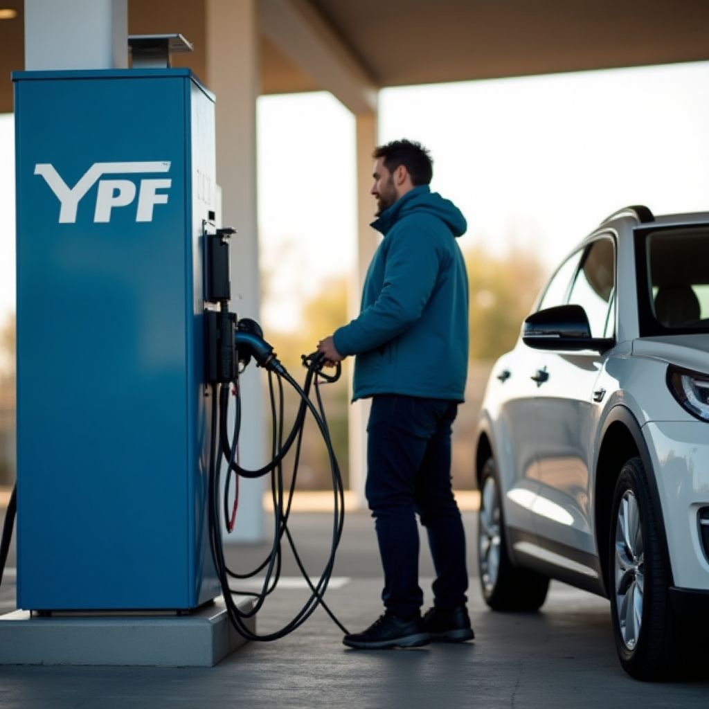 Punto de carga eléctrica YPF